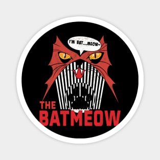 The Batmeow funny Halloween Magnet